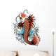 koi fish tattoo Wall Decal