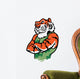muscle tiger fighter posing Wall Decal