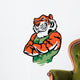 muscle tiger fighter posing Wall Decal