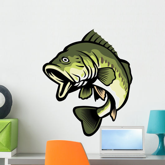 largemouth bass Wall Decal
