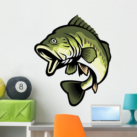 largemouth bass Wall Decal