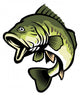 largemouth bass Wall Decal