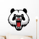 panda head mascot Wall Decal