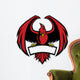 red bird mascot Wall Decal