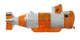 Orangewhite Submarine Wall Decal