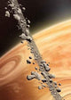 Anneau D'asteroides Espace Wall Decal