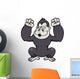 Vector Illustration of Gorilla Cartoon 
