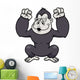 Vector Illustration of Gorilla Cartoon 
