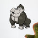 Vector illustration of Gorilla Cartoon Wall Decal