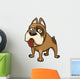 Vector illustration of Cartoon Dog Wall Decal
