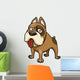 Vector illustration of Cartoon Dog Wall Decal