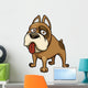 Vector illustration of Cartoon Dog Wall Decal
