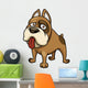 Vector illustration of Cartoon Dog Wall Decal