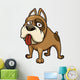 Vector illustration of Cartoon Dog Wall Decal