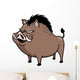 Vector illustration of Wild boar Wall Decal