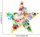 Abstract Star Symbol Made From Colorful Splashes, Blots, Stains Wall Decal