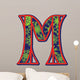 winter letter M Wall Decal