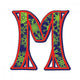 winter letter M Wall Decal