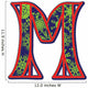 winter letter M Wall Decal