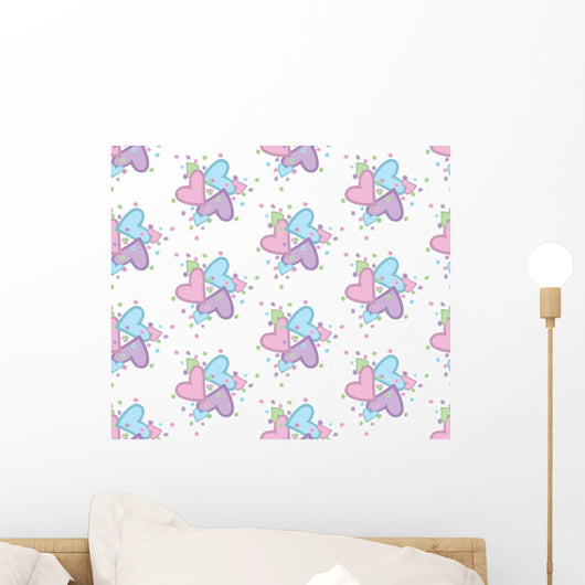 Seamless Pattern with Nice Wall Decal
