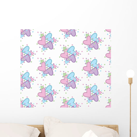 Seamless Pattern with Nice Wall Decal