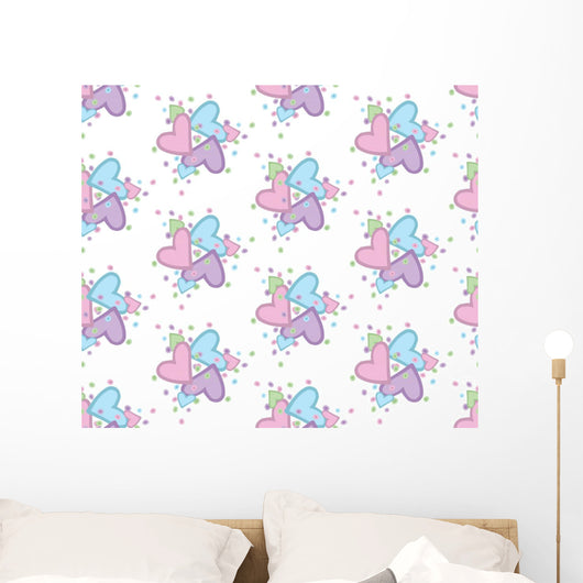 Seamless Pattern with Nice Wall Decal