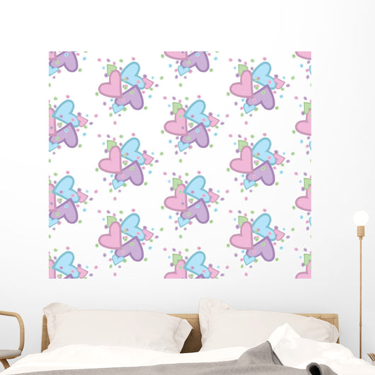 Seamless Pattern with Nice Wall Decal