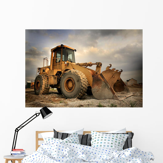 Construction Equipment Wall Mural