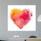 watercolor heart Wall Decal