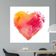 watercolor heart Wall Decal