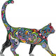 Cheerful Cat Wall Decal