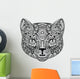 Cat, black and white Wall Decal