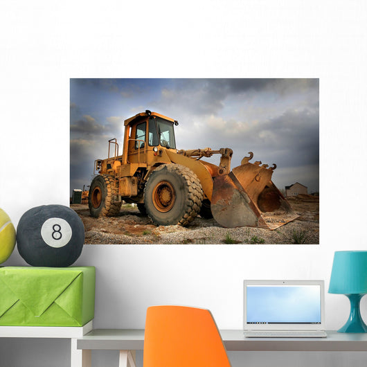 Construction Equipment Wall Mural