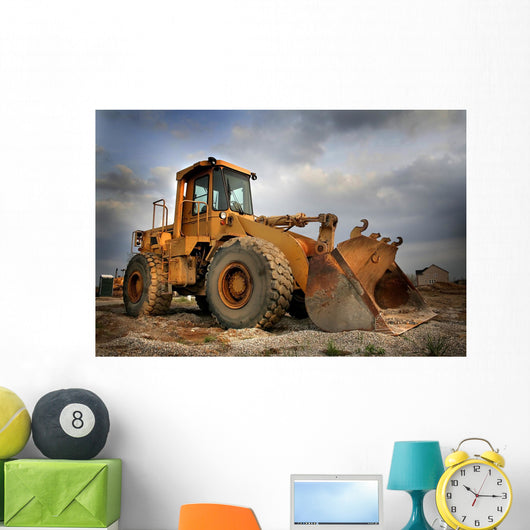 Construction Equipment Wall Mural