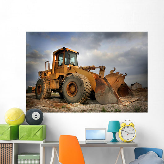 Construction Equipment Wall Mural