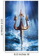 Trident on a dramatic background 