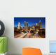 Atlanta downtown skyline during twilight blue hour 