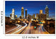Atlanta downtown skyline during twilight blue hour 