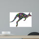 Bright Kangaroo Wall Decal