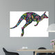 Bright Kangaroo Wall Decal