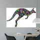 Bright Kangaroo Wall Decal