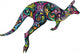 Bright Kangaroo Wall Decal