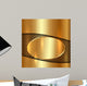 Vector metallic gold decorative background 
