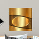Vector metallic gold decorative background 