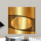 Vector metallic gold decorative background 