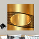 Vector metallic gold decorative background 
