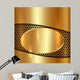 Vector metallic gold decorative background 
