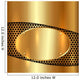 Vector metallic gold decorative background 
