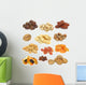 healthy Nuts fruits Wall Decal