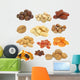 healthy Nuts fruits Wall Decal